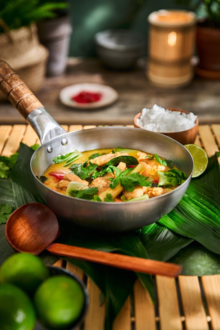 Cà ri gà Saigon - Vietnamesisk kycklingcurry med citrongräs och sötpotatis