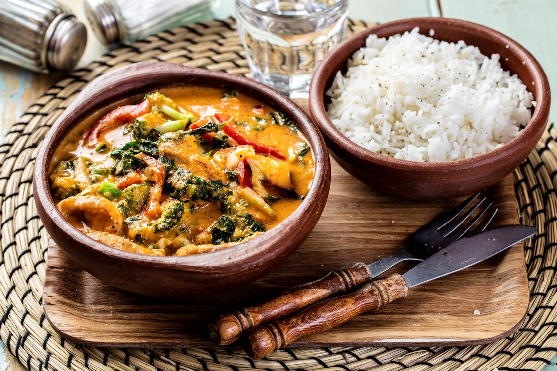 Thaigryte med kylling og kokosmelk
