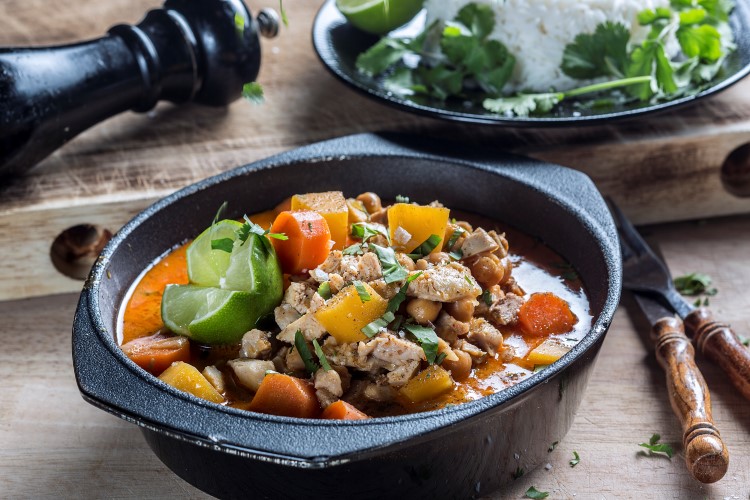 Massaman curry med ris