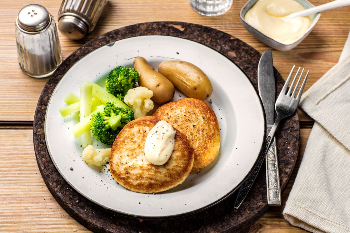 Fiskekaker med aioli