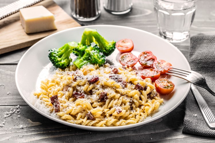 Kremet pasta med bacon