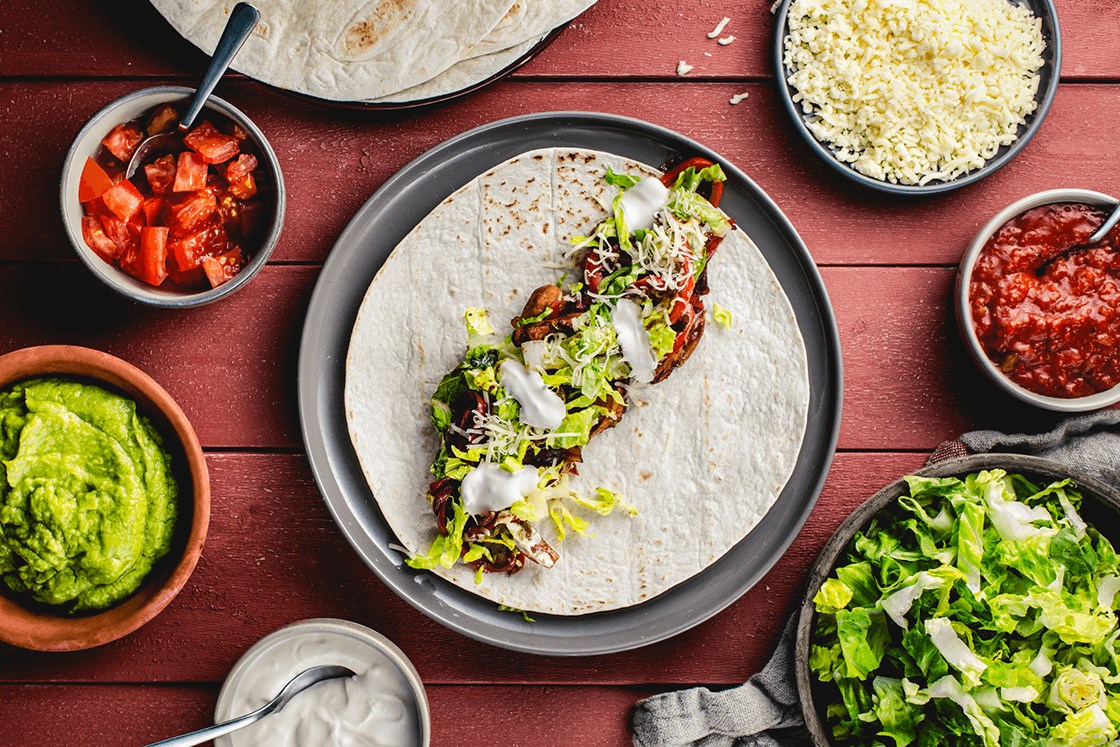 Kyllingfajitas
