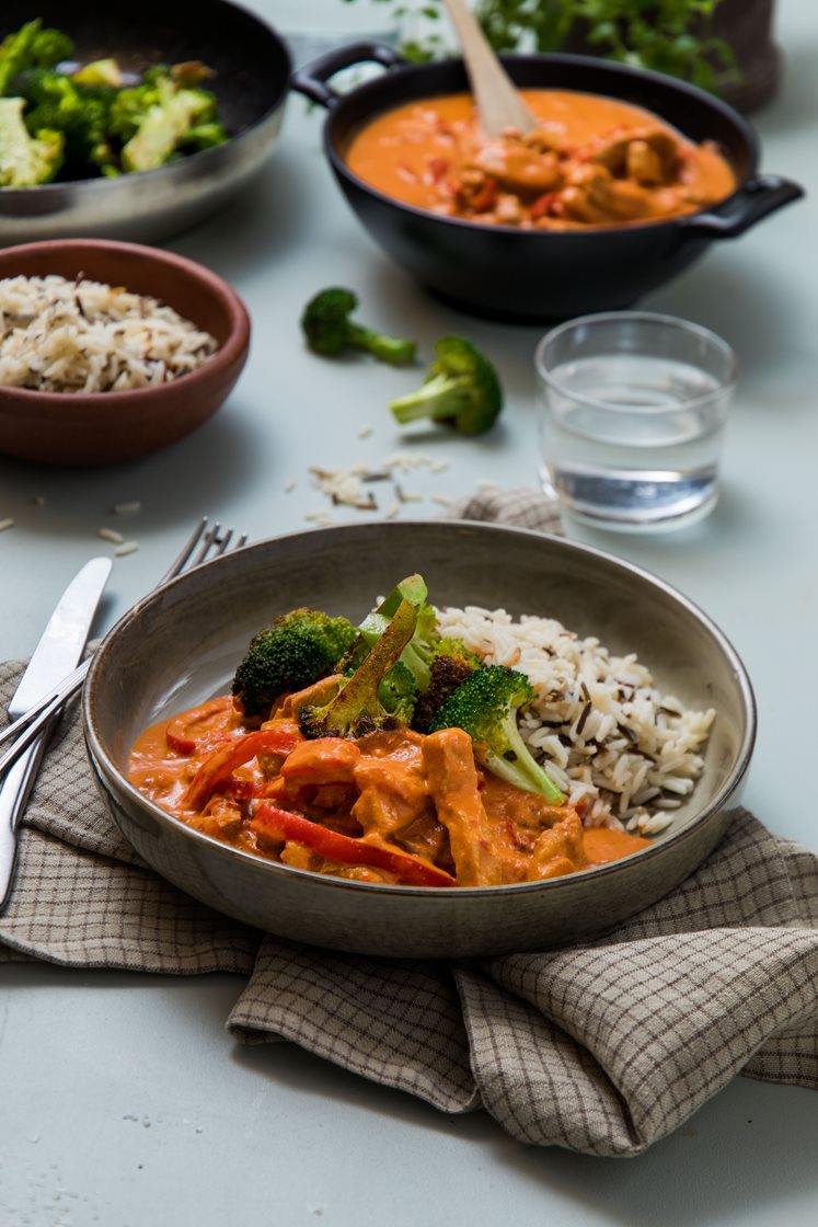 Biff Stroganoff med brokkoli og villris