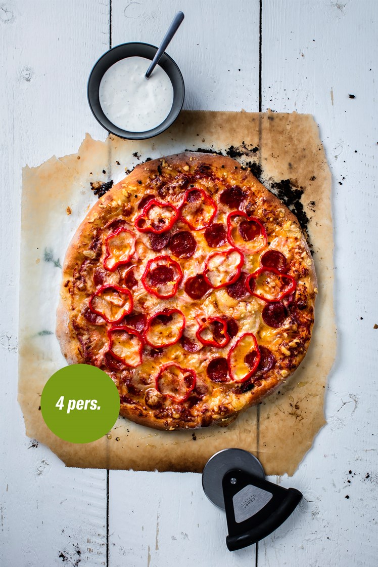 Pizza: Meat Lover og Pizza Serrano