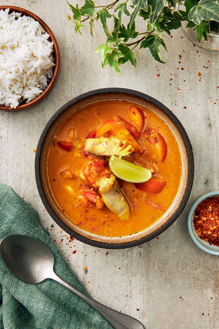 Kerala Curry med torsk, kokosmjölk och lime