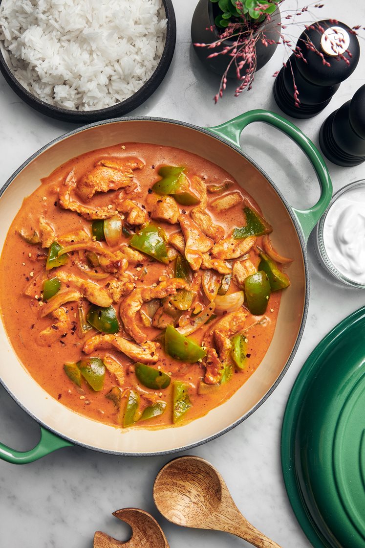 Chicken tikka masala med basmatiris