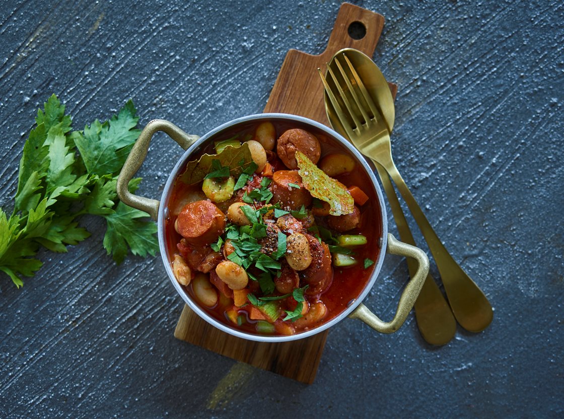 Cassoulet med linquesapølse og butterbeans