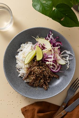 Asiatisk oksebowl