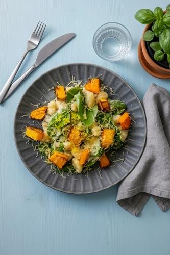 Gnocchi i cremet spinat