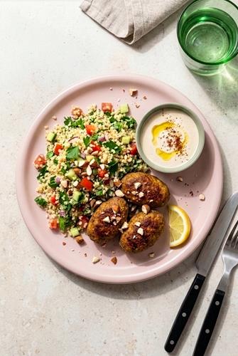 Köfte med tabouleh