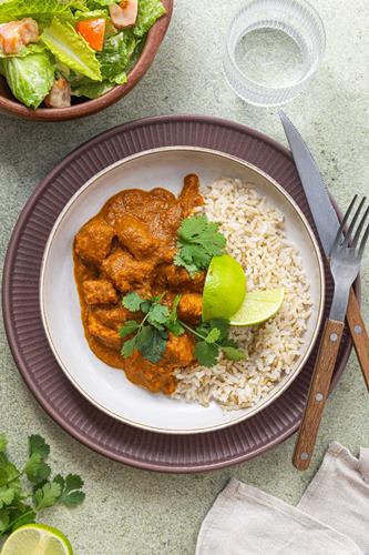 Vindaloo med svinekød