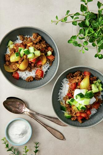 Indisk K Ttf Rsgryta Med Garam Masala Basmatiris Och Yoghurt Recept Linas Matkasse